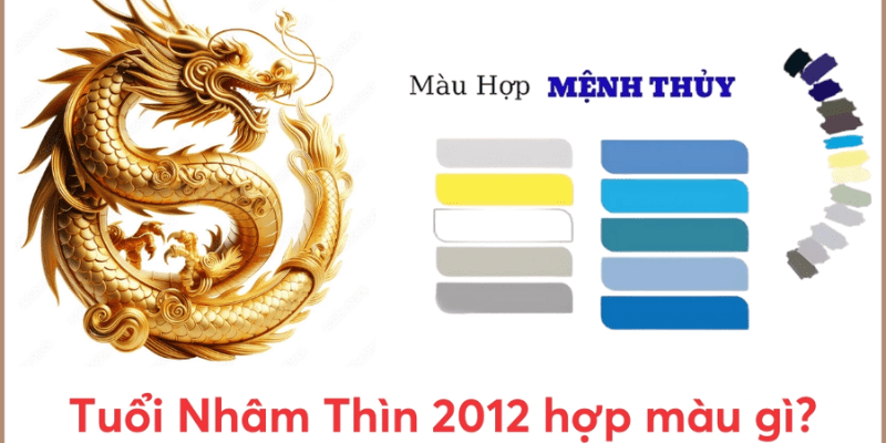 Màu sắc hợp với tuổi Nhâm Thìn 2012 là gì?
