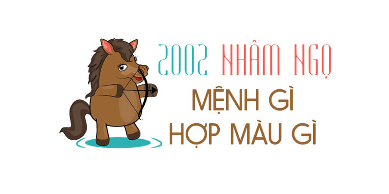Màu sắc tương sinh và tương hợp tốt nhất cho tuổi Nhâm Ngọ 2002